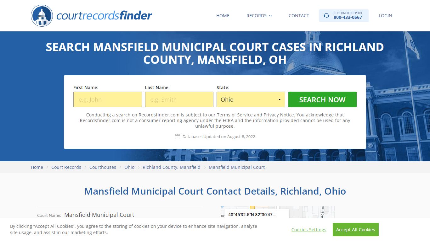 Mansfield Municipal Court Case Search - RecordsFinder