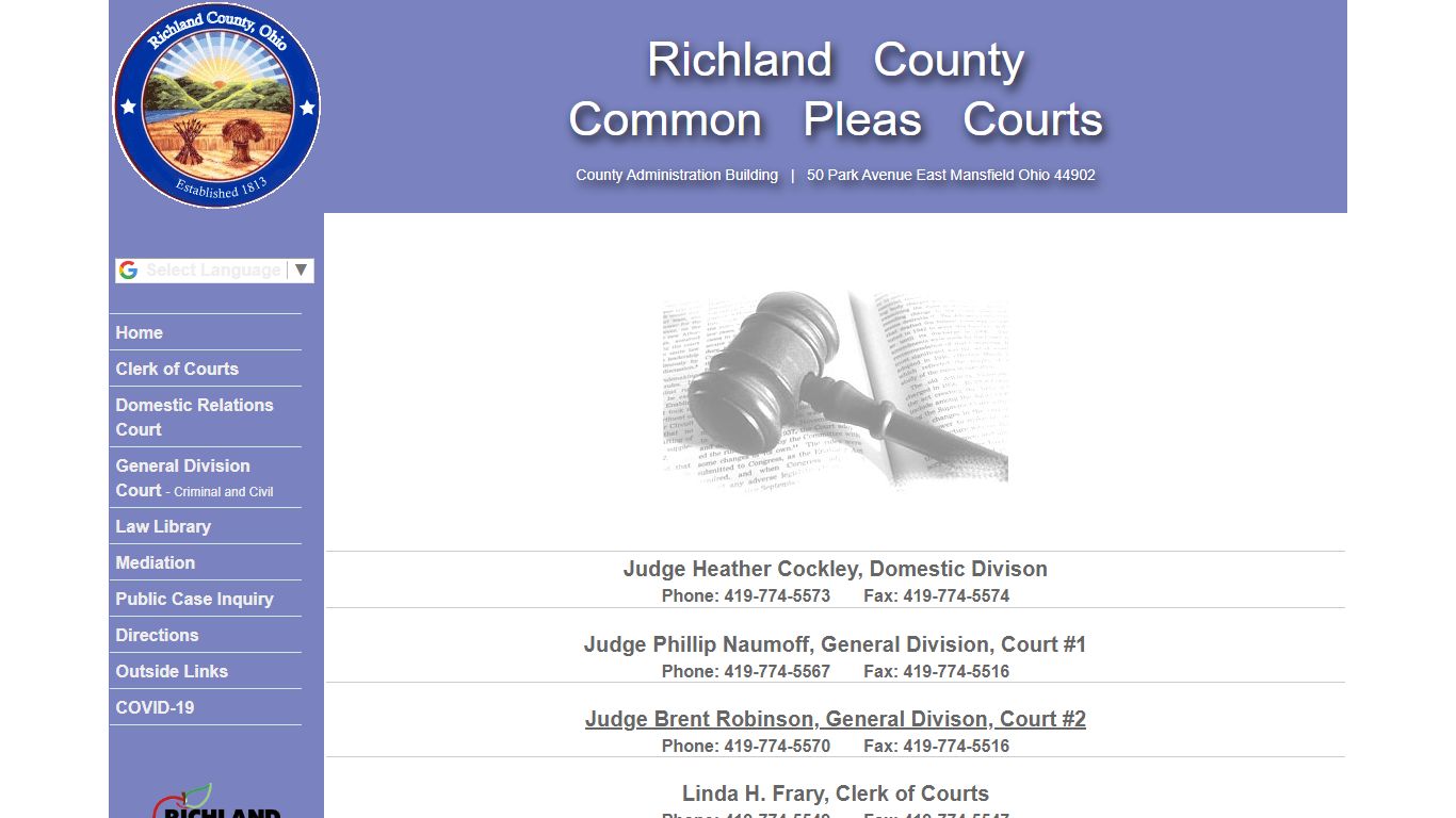 Richland County Courts